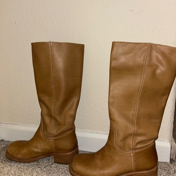 Steve Madden Riggs Banana Leather Boots - Picture 2 of 4